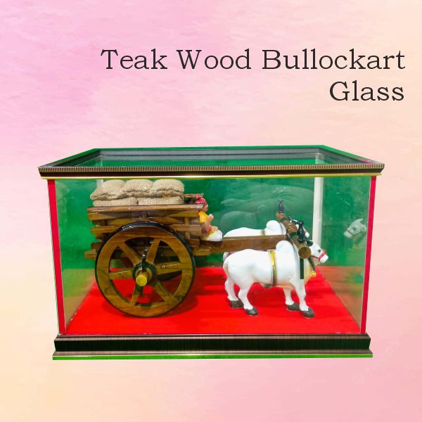 Glass Teak Wood Bullockart