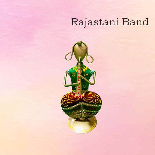Rajastani Musician sitting & Standing