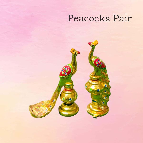 Peacock pair Resin