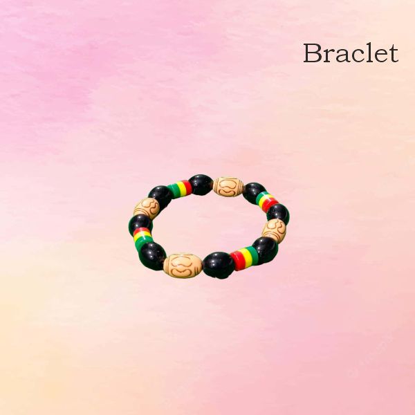 Braclet Black — handmade Kondapalli Bommalu