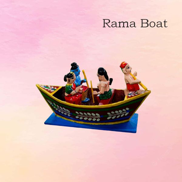 Rama Boat — handmade Kondapalli Bommalu