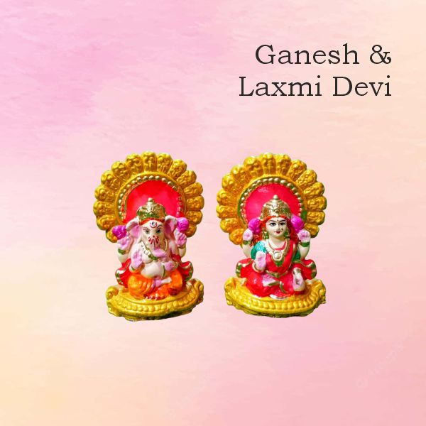Ganapathi Laxmi Devi — handmade Clay Bommalu