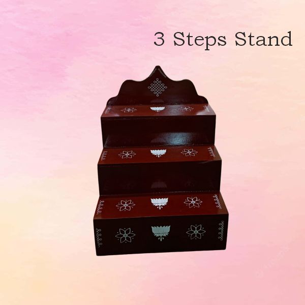 Three Steps Stand New — handmade Kondapalli Bommalu