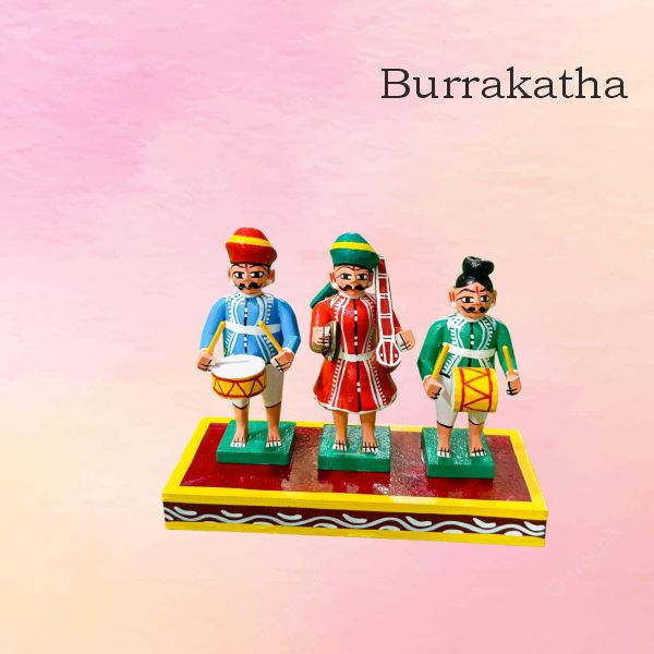 Burrakatha — handmade Kondapalli Bommalu