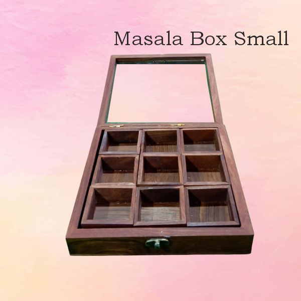 Small Masala Box — handmade Kondapalli Bommalu