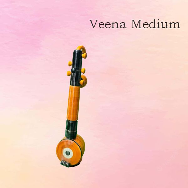 Veena Show Piece medium — handmade Etikoppaka Bommalu
