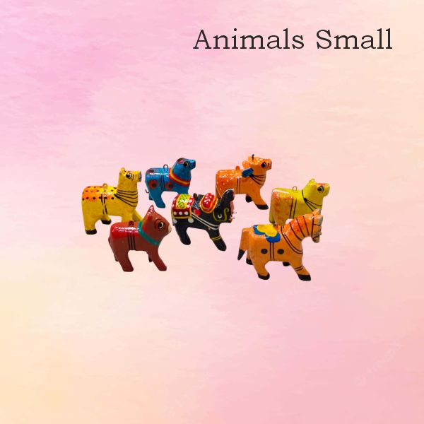 wooden Animals small — handmade Kondapalli Bommalu