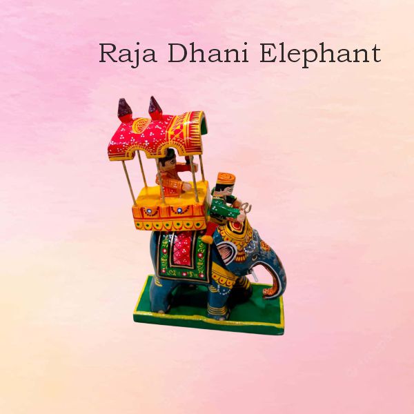 Rajadani Elephant — handmade Kondapalli Bommalu