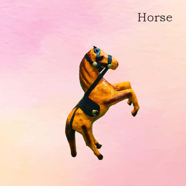 Horse Wooden — handmade Kondapalli Bommalu