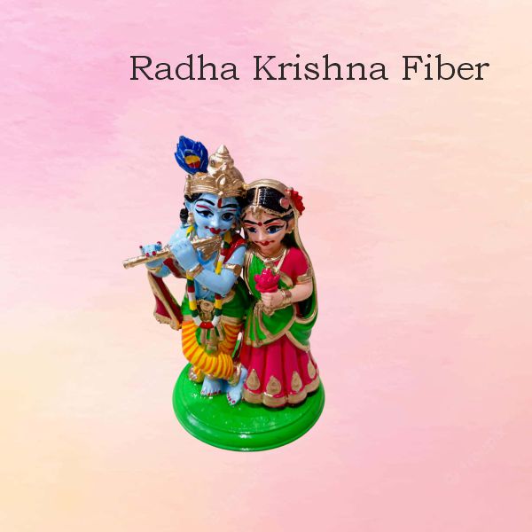 Fiber Radha Krishna — handmade Kondapalli Bommalu