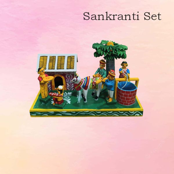 Sankranthi Set — handmade Kondapalli Bommalu