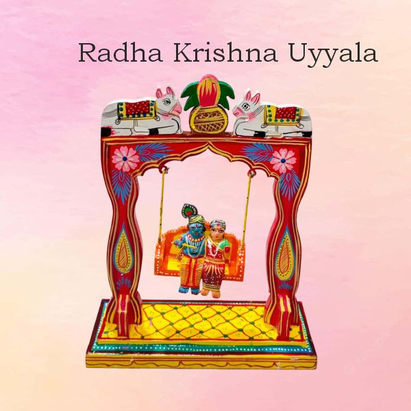 Krishna Radha Jula — handmade Kondapalli Bommalu