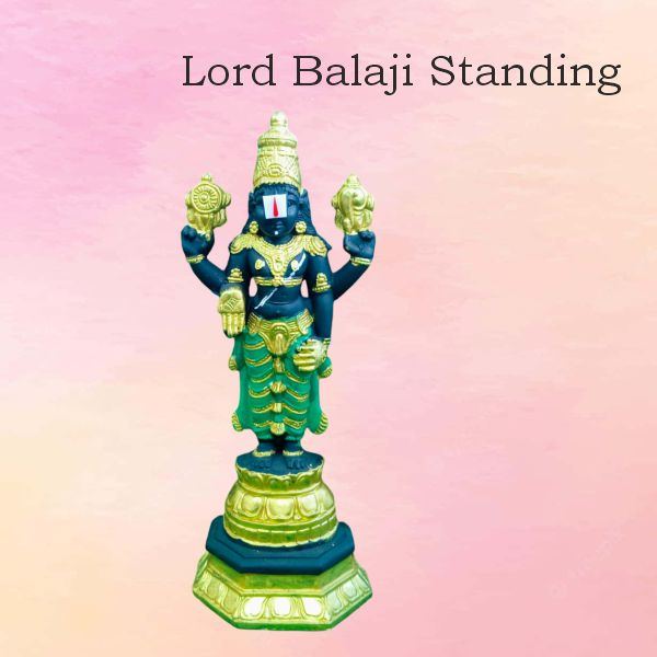 Balaji Standing Golden Colour