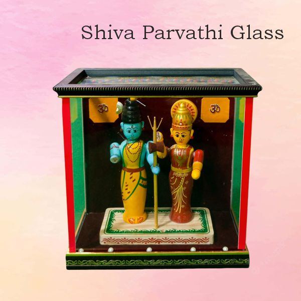 Shiva Parvathi Glass