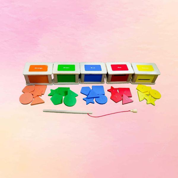 Colour sorting cup kids game