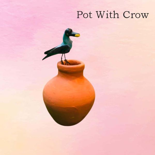 Pot With Crow