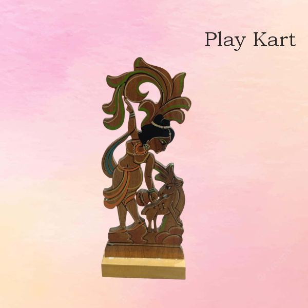 Lady with Deer Play kart