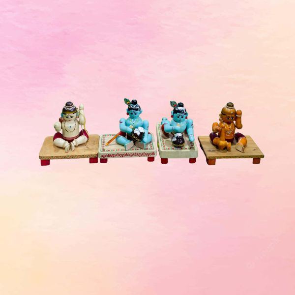 Krishna Venna Rama Hanuman Sitting Crawling