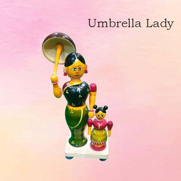 Umbrella Lady Mother Child