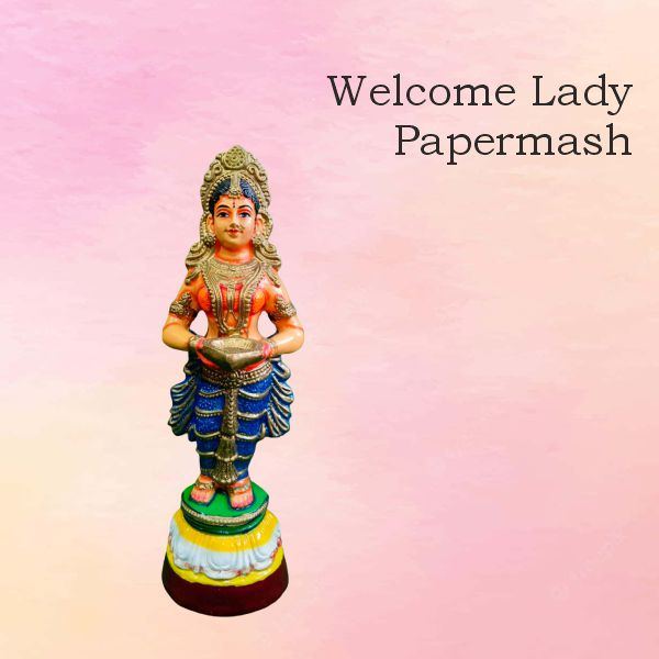 Welcome Lady Papermash Tanjavur