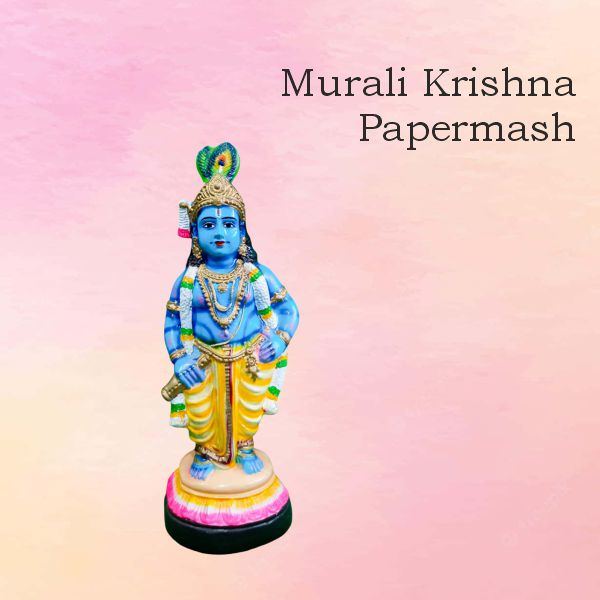 Standing Krishna Papermash Tanjavur