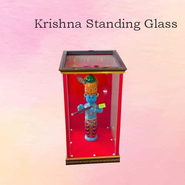 Krishna Standing Glass