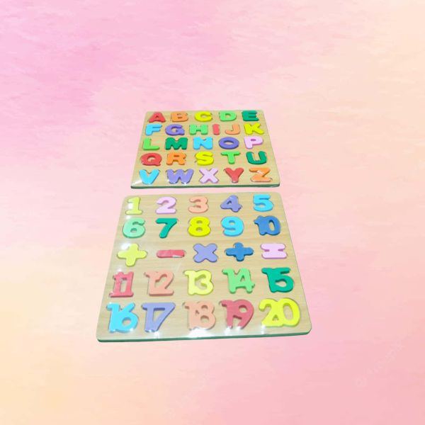 ABC 123 Puzzle kids game