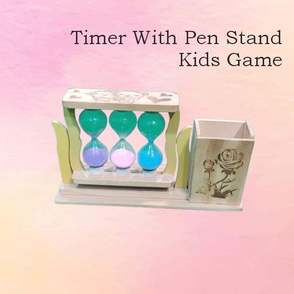 Timer With Pen Stand kids game