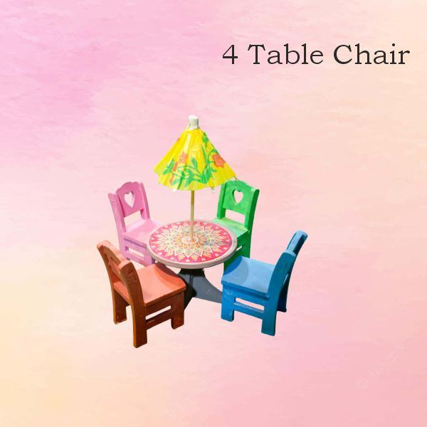 Four Table Chair Show Piece