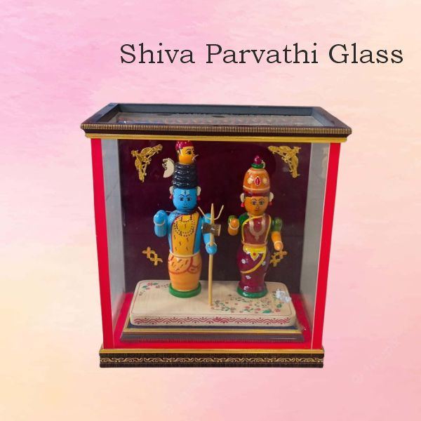Shiva Parvathi Glass