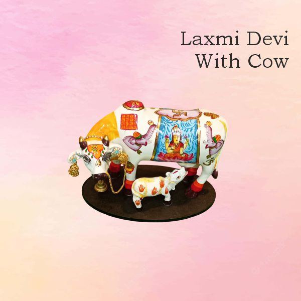 Laxmi Devi With Cow