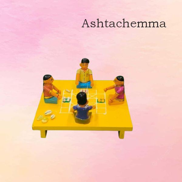Ashta Chemma Small — handmade Kondapalli Bommalu