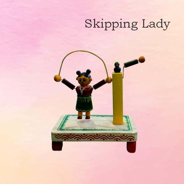 Skipping lady kids game