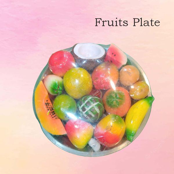 Fruits Plate Wooden Fruits