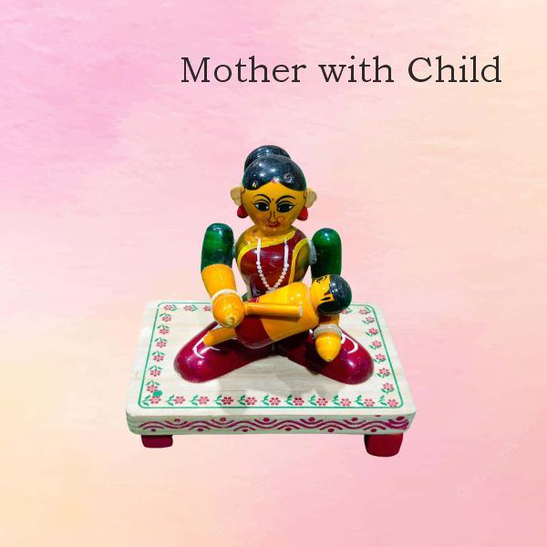 Mother With Child sitting