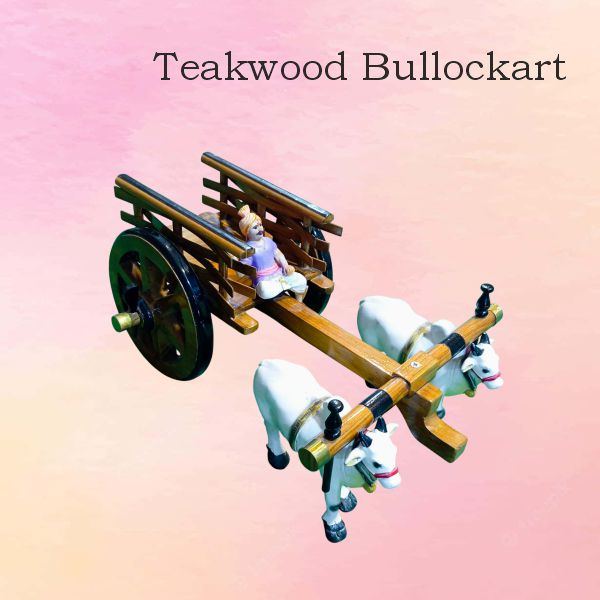 Teak Wood Bullock kart
