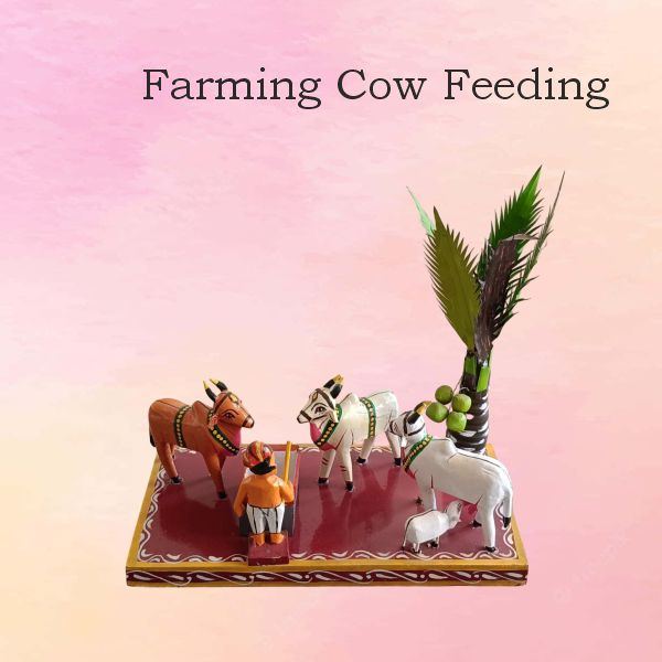 Farming Cow Feeding