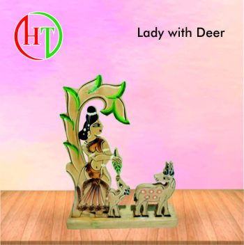 Lady with Deer