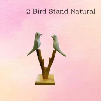 2 Bird Stand Natural